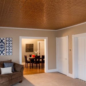 Fasade Ceiling Tile in Traditional 1