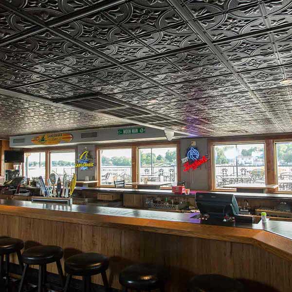 Genesis Ceiling Panels in Antique Black