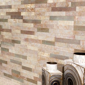 Aspect Peel and Stick Distressed Metal Tiles