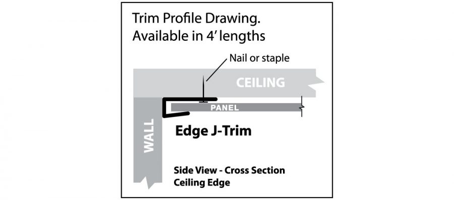 Trim profile drawing