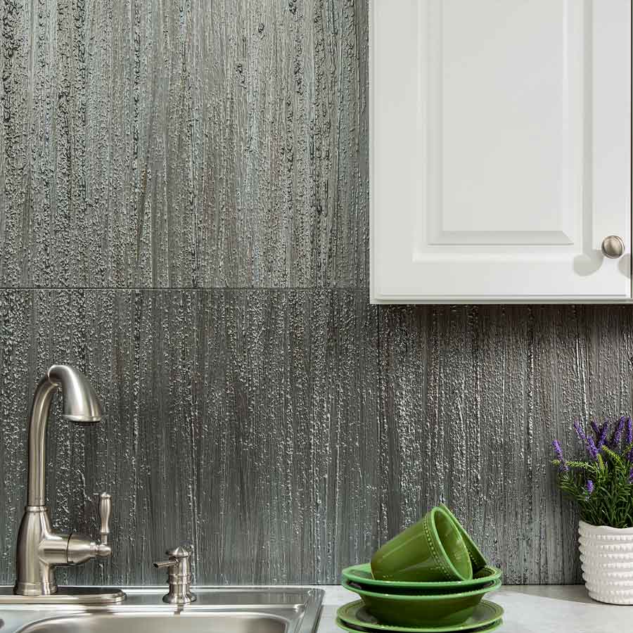 Fasade Backsplash in Rain